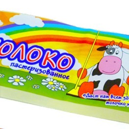 Этикетка для молочной продукции