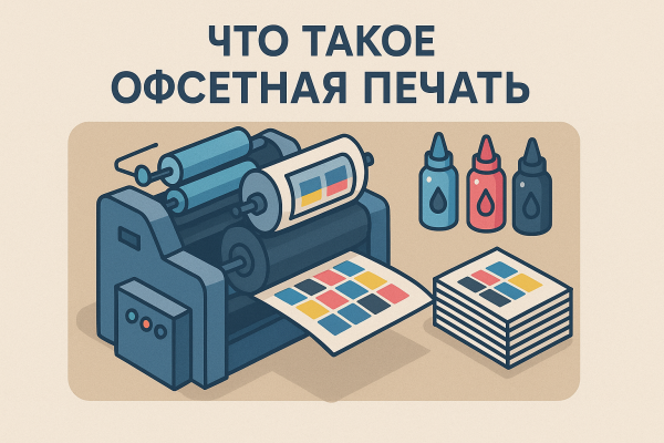 Офсетная печать: что это такое, как работает и где применяется